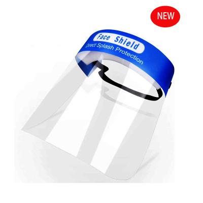 Anti Fog Splash Face Shield Fluid Resistant Plastic Protective Face Shield