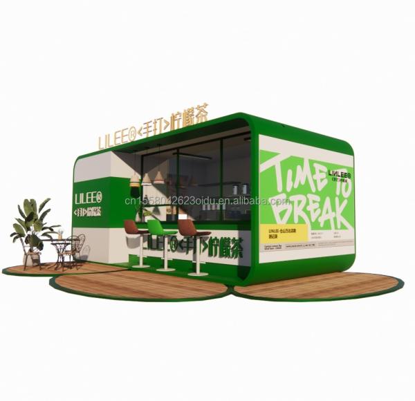 2024 Design Outdoor Expandable Modular 20ft/40ft Steel Shipping Container Kiosk Portable Cafe Bar with Equipments