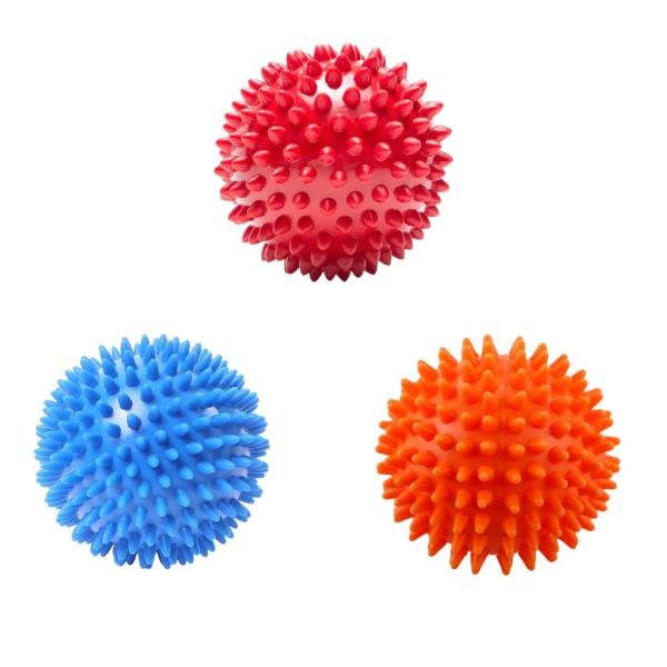Hard & Soft Combo Spiky Foot Massage Ball For Plantar Fasciitis Exerciser
