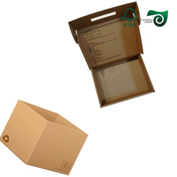 FSC 100g 200g 300g Blanco E F Envuelto en flauta de papel corrugado 20