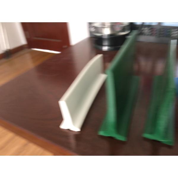 Back plate  PU PVC  for conveyor belts for tranmission, T profile PVC conveyor belts, baffle