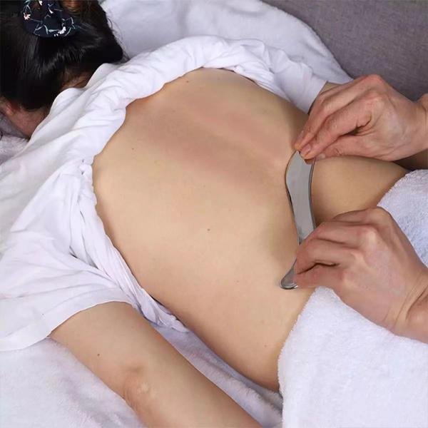 Silver Muscle Scraper Massager Fascia IASTM Massage Tools for Targeted Muscle Therapy