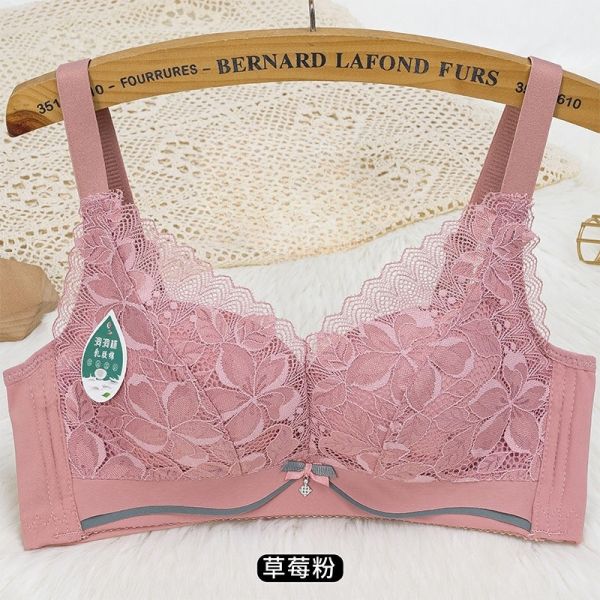 Women Bra Underwear High Quality Comfortable Fashion Design Bra With Lace Wire-Free Wholesale Bra Winter for Women
