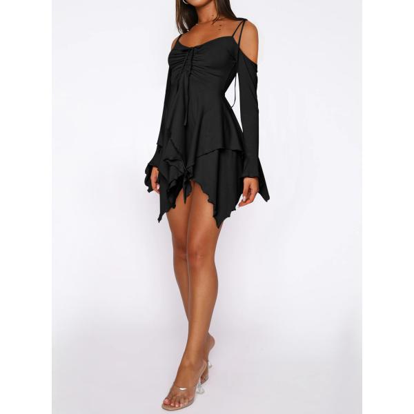 Rencontres Robes à collier solide Robe de mariée classique Robe de mariée