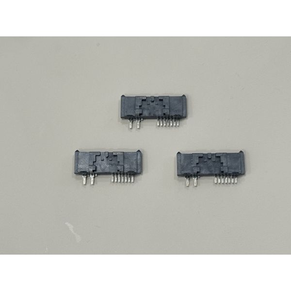 SATA 22-Pin Female SMT PCB Connector, Power and Signal Terminals, 1.27mm Pitch Board Connector for Server Storage, SSD, Automotive Electronic Transmission, Custom Wire Cable Assemblies