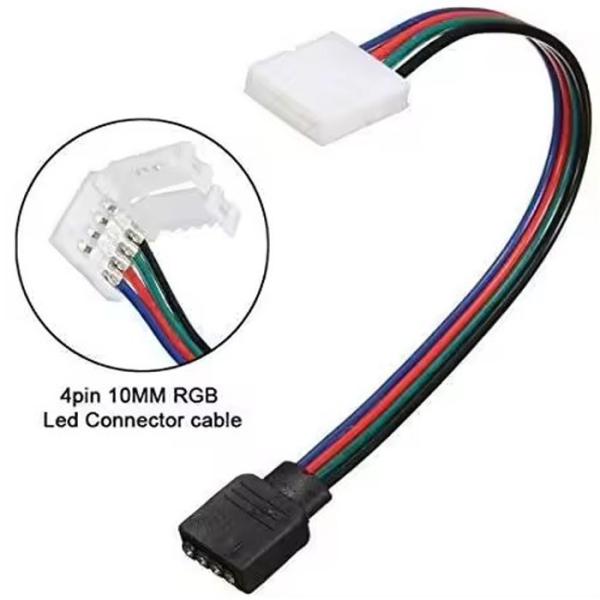 4 Pin Connector Led Strip Light Connector For 5v 12v Or 24v Applications