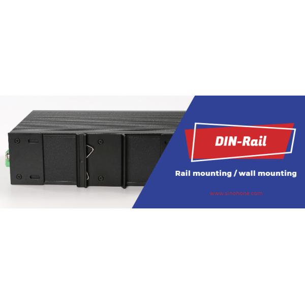 Industrial Gigabit Optical Fiber Ethernet Switch Anti - Surge 8 Ports