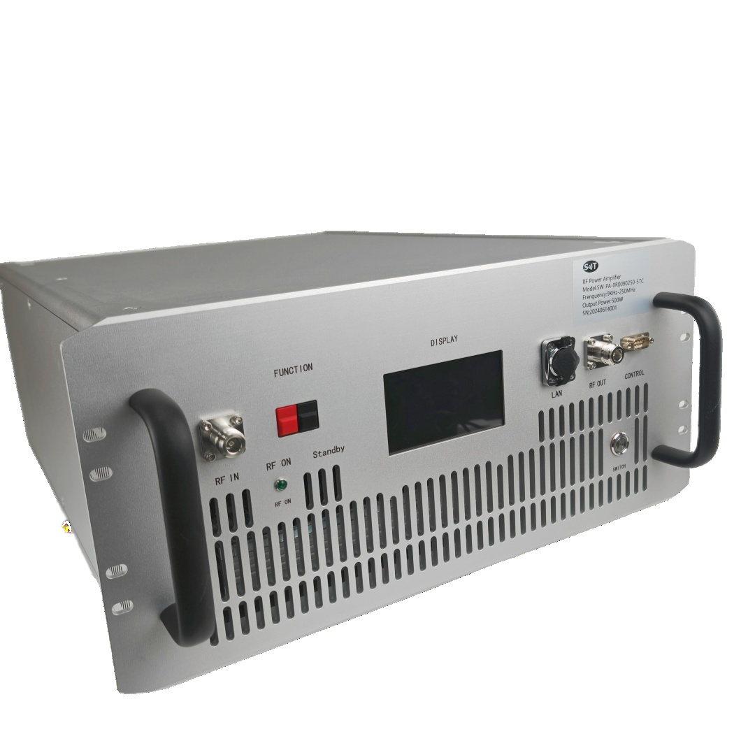 Высокая надежность и долговечность Усилитель RF 9K-250MHz 500W Ультраширокополосный усилитель мощности для испытаний и измерений
