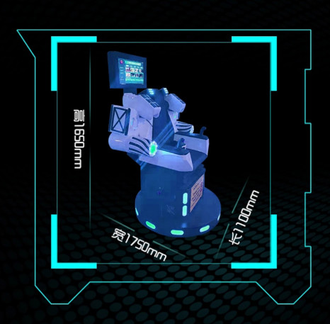 Управляемая монеткой машина аркады VR, кино Vr яйца 9d для 1 игрока