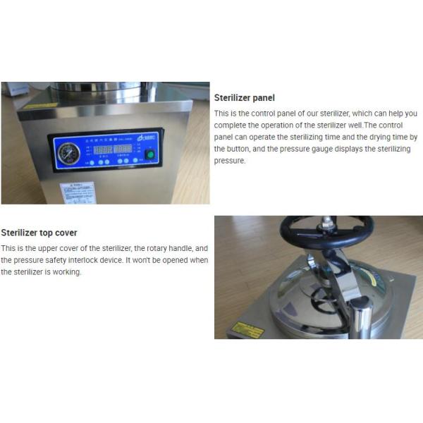 High Pressure Laboratory Medical Portable Autoclave Sterilizer 100L Digital Displayed