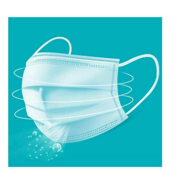 Breathable Medical Respirator Mask Anti Dust Non Toxic non woven fabric mask