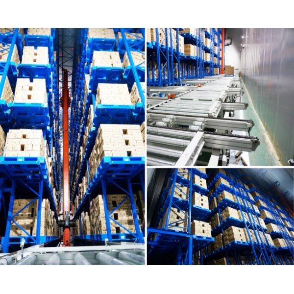 Double Deep pallet Stacker Crane ASRS, Floor Supported SRM(Storage Retrieval Machine), Automatic Storage And Retrieval System,Room Temperature Warehouse and Cold Storage