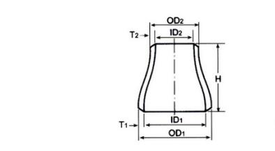 СС 304 СКХ10 уменьшая нержавеющую сталь штуцера трубы сварного соединения встык концентрическую
