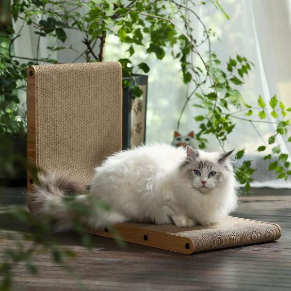 Sustainable Reversible Cat Scratching Pad Durable Cat Scratcher Lounge
