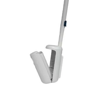 Long Handle Toilet Brush with Base for No Blind Spot Cleaning