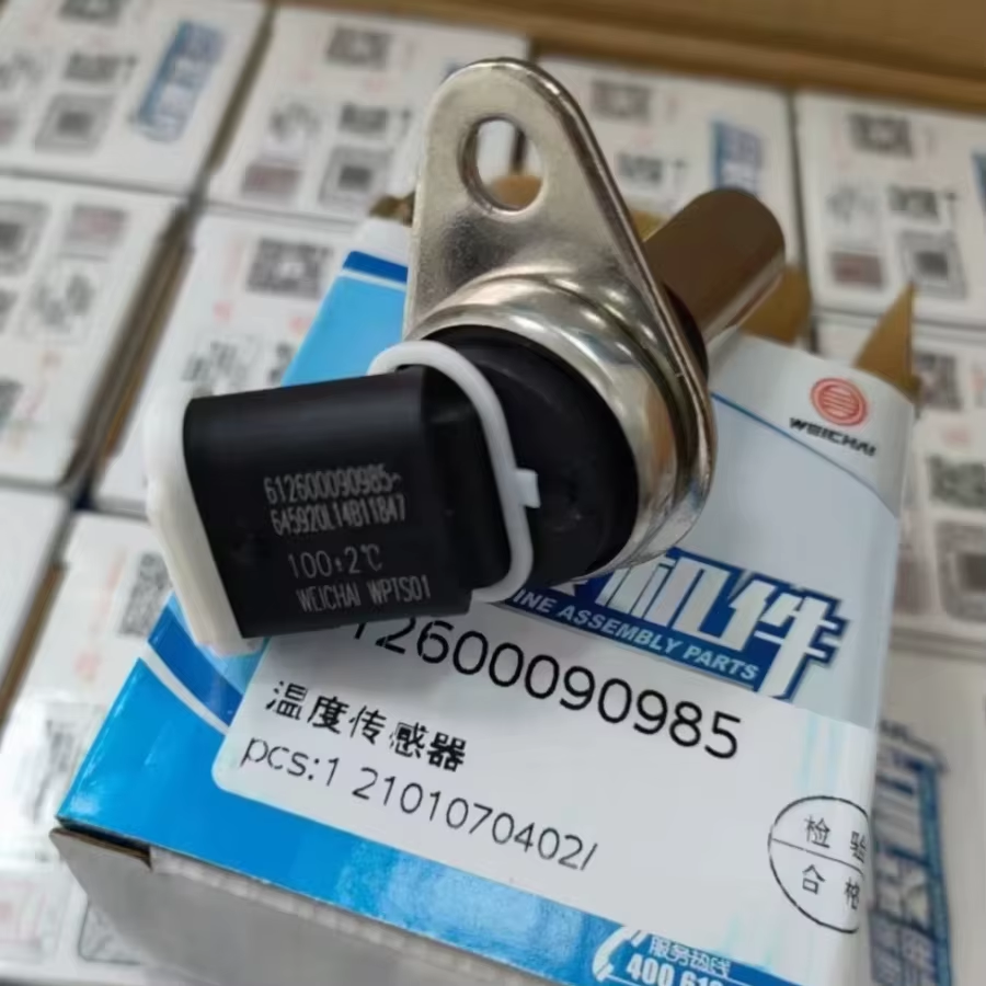 Weichai Original Temperature Sensor 612600090985 for WP10 & 4H1 Diesel Engines with 1.5 Year Warranty Free Shipping Included
