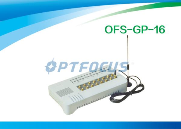 H.323 16 Channel SIP VOIP GSM Gateway White 500g 1 lb with Internal Attenna