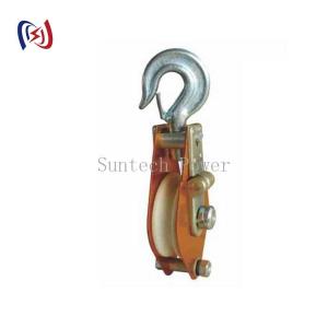 Open Type Hoisting Tackle With Light Weight And MC Nylon Wheel For Tower And