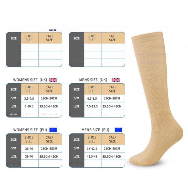 Long Compression Socks for Men and Women Calf Outdoor Fitness Running Sports Pressure