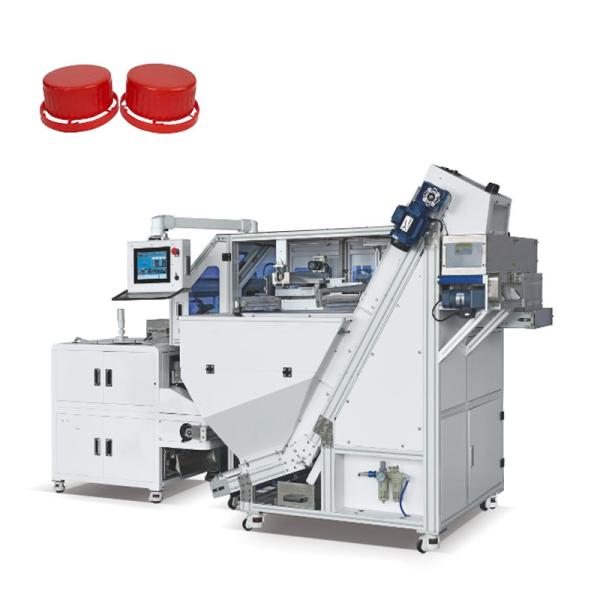 Pharmaceutical Grade Bottle Cap Counting Sealing Machine Visual Counting Packing For Cosmetic Caps