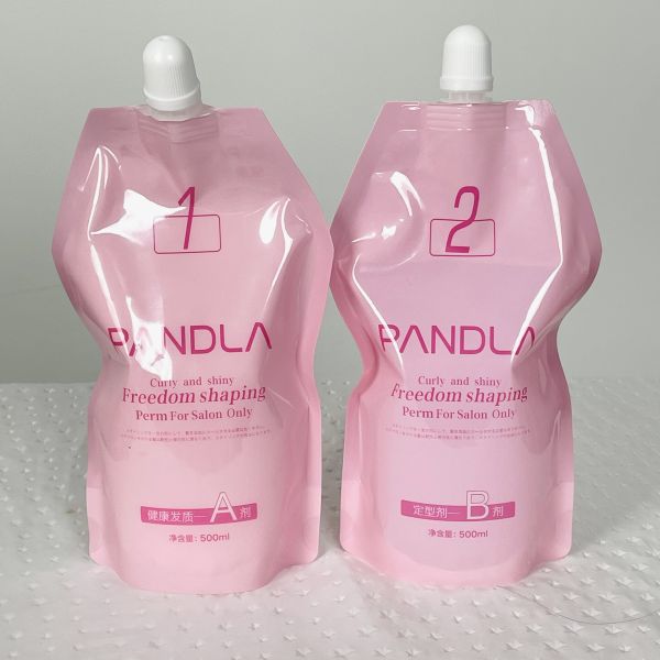 Crème lissante professionnelle pour cheveux de salon, reconditionnement permanent, lotion de permanente