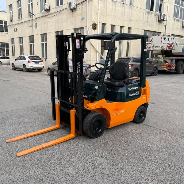 Fork Width 125 3m Lifting 2 Door Frame Japan Engine Diesel 10 Ton Forklift Truck