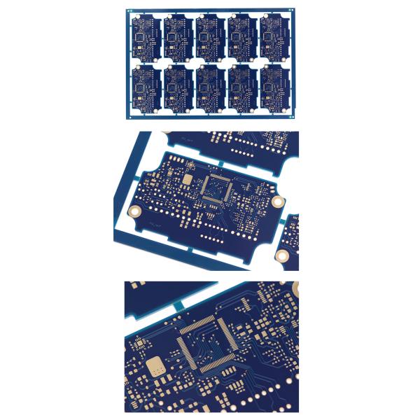 Монтажная плата батареи PCB золота погружения алюминиевая одиночная, который встали на сторону