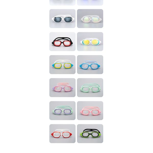 Factory Direct Selling Customized Logo UV Protection Competition Swimming Goggles for Adults