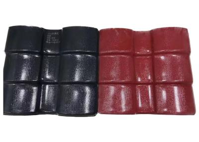 Stable Plastic ASA Bamboo Wave Synthetic Roof Tile For Villa Parking Cover