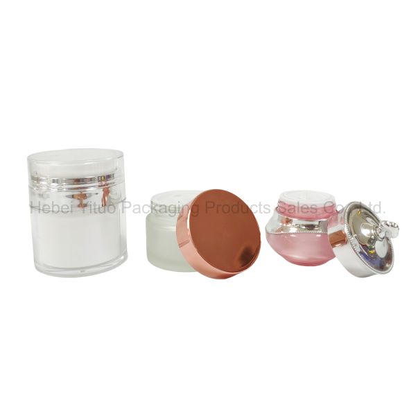 Empty Cosmetic Jars Perfect For Travel Size Cosmetic Products