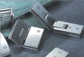 high quality 0 degree Stainless Steel Wall Mount Glass Clamp Wall to Door bathroom Glass Hinge WL-8007