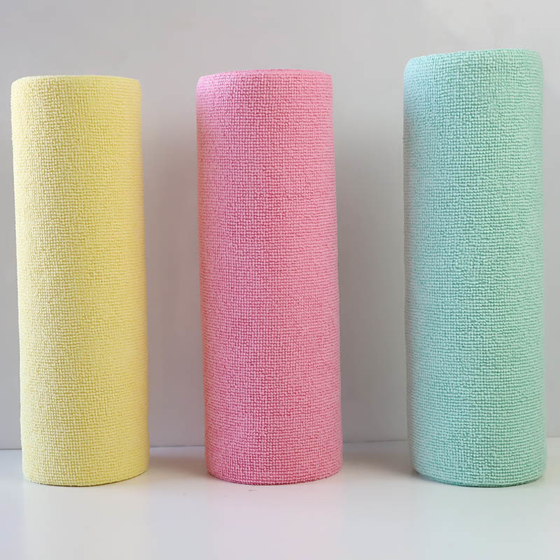 12 X 12 Super Absorbent Roll Of Microfiber Towels For Car Wash Stations