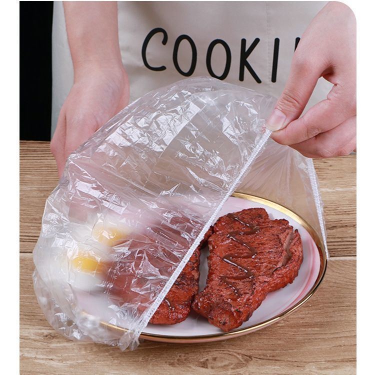 30-Day Return PE Cover for Dishes or Bowl Rubber Band Secures Refrigerator Compatible