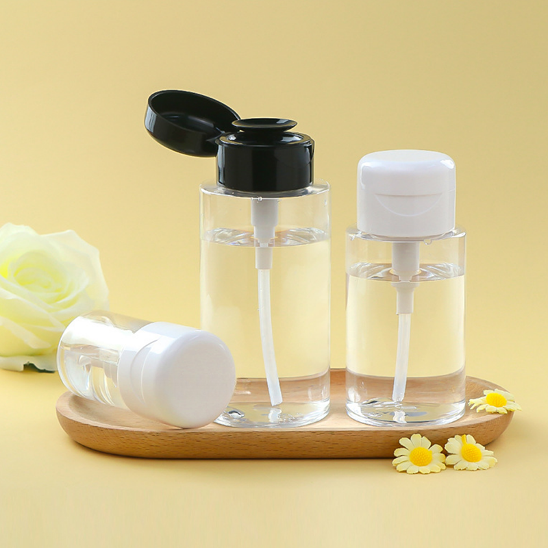 Customizable Leakproof Cosmetic PET Bottles for Nail Polish in 60ml to 500ml Sizes