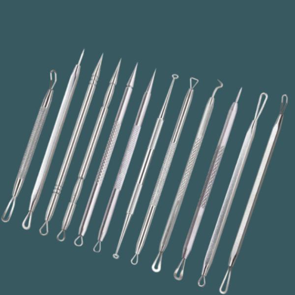 4 Pcs 5 Pcs 7 Pcs Facial Skin Care Devices Stainless Steel Acne Blackhead Remover