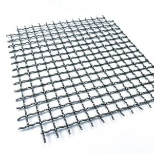 Corrosion Resistance Galvanized Crimped Wire Mesh with Square Hole and 1-30m Length for Security Mesh Fencing