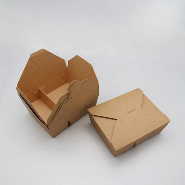 #5 Factory Wholesale Kraft Paper Takeout Box Food Container Custom Take Away Container Paper Food Box
