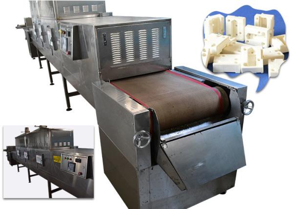 Flour Conveyor Belt Industrial Microwave Dryer Sterilization High Efficiency