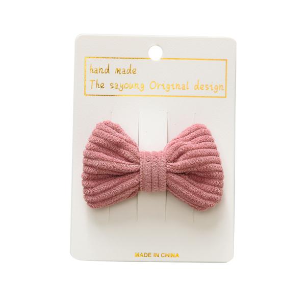 Kids girls candy colored DIY INS BB clip bobby pins Cute knotted fabric hair accessories OEM logo