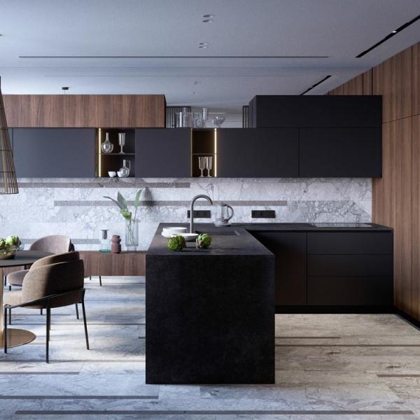 Древесина современной столовой неофициальных советников президента PVC стиля 6mm