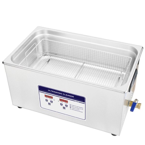 22L Ultrasonic Cleaning Machine with Digital Timer adjustable for Throttle Cleaning Spare Parts Clean