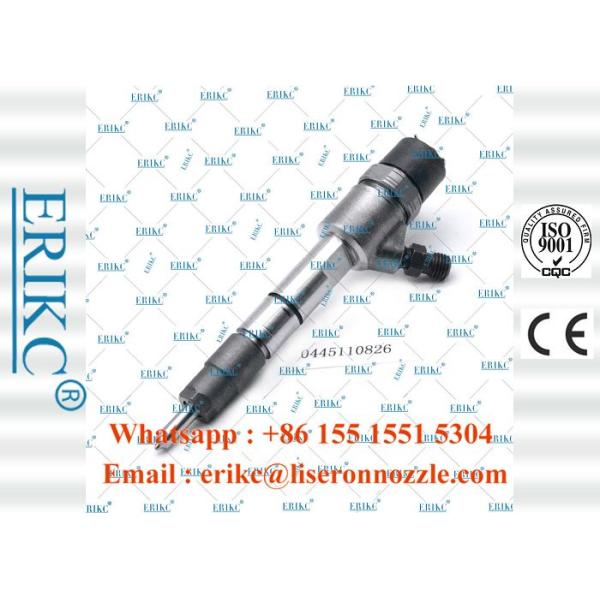 ERIKC 0 445 110 826 For BOS diesel rail Inyectores 0445110826 fuel system engine Injector parts 0445 110 826
