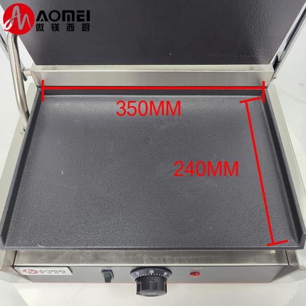 Commercial Grade Electric Panini Contact Grill Press Plate Grill for Perfect Paninis