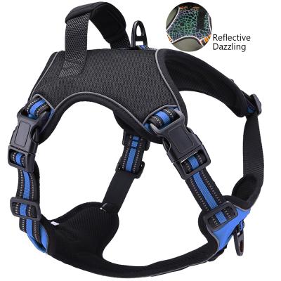 Custom Design Dazzling Heavy Duty Large Dog Harness Thickened No Pull