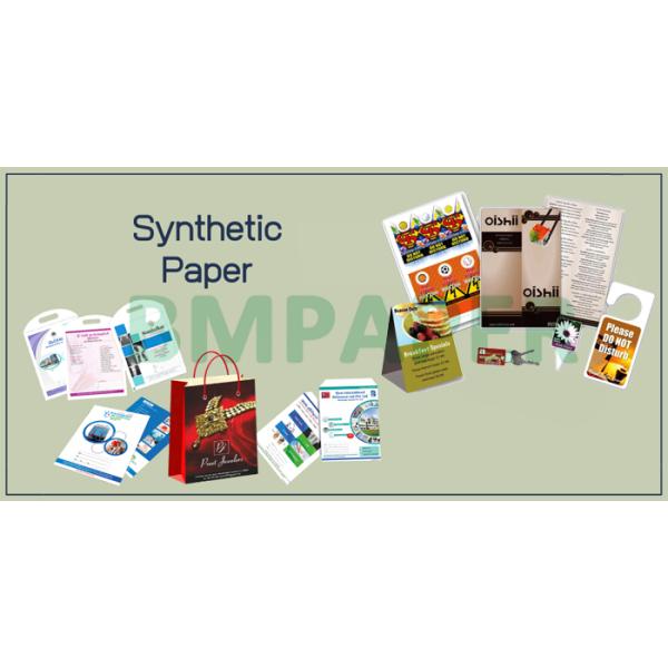 papel sintético del ANIMAL DOMÉSTICO 200um para Bill Boards al aire libre calor Tesistant de 320 x de 460m m