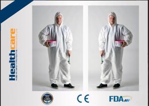 Dust Proof Disposable Protective Gowns Work Clothes For Hospital / Chemicals /
