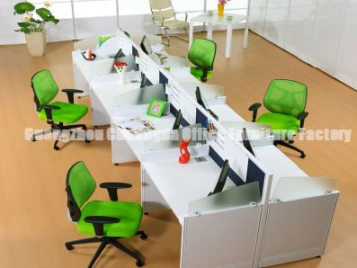 6 PVC keyboard and Moving cabinet Office Furniture Workstations CD-T3-8835 with cubicles