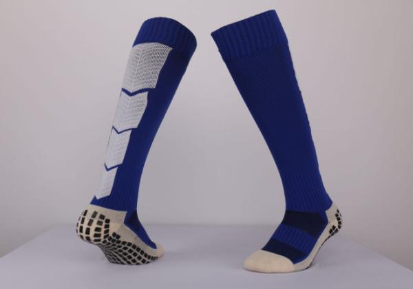 Athletic Terry Thermal Non Slip Grip Socks Long Length For Adult Basketball Sports