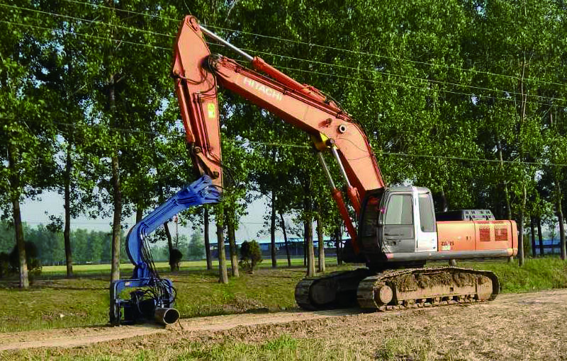 Средний вес молотка компактной текстуры 1900kg водителя кучи веса для складывать