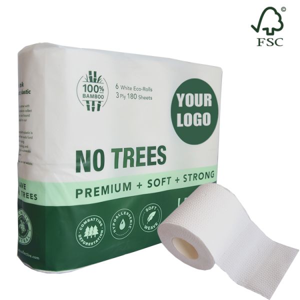Wholesale 2ply 3ply Soft Bamboo Toilet Tissue Paper Roll Safe Tough Paper Roll Bamboo Toilet Tissue Roll